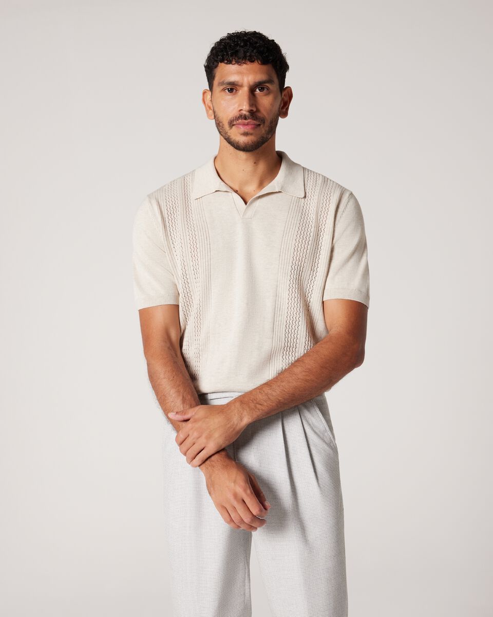 Trophy Neck Polo Shirt